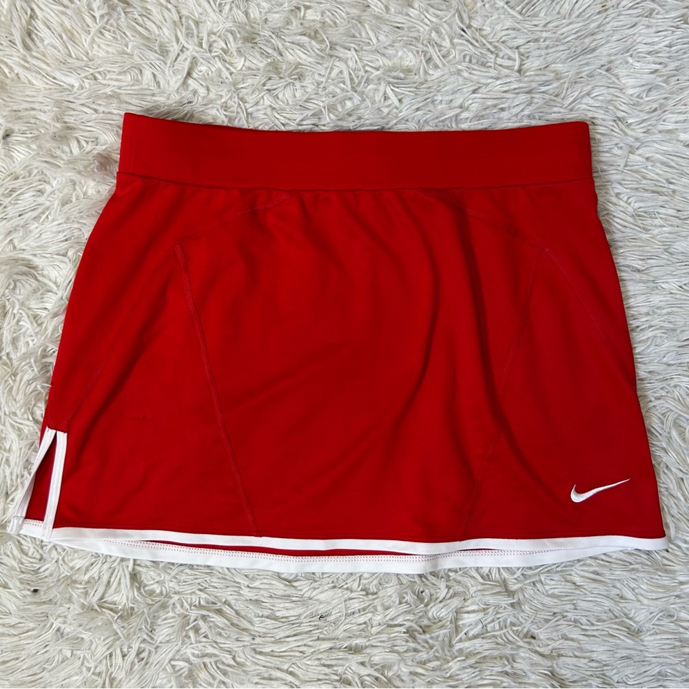 ◾️Y2K Nike Dri Fit Red Athletic Tennis Golf Skirt